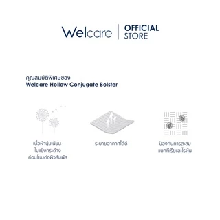 [Official] Welcare Lite Hollow Conjugate Bolster เวลแคร์ ไลต์ หมอนข้างสุขภาพ
