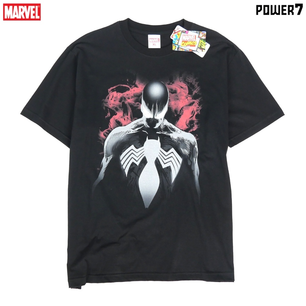 Power7Shop เสื้อยืดการ์ตูน มาร์เวล Spider Man ลิขสิทธ์แท้ MARVEL COMICS T-SHIRTS (MVX-023)
