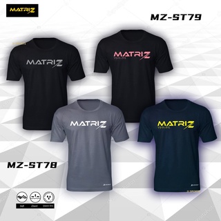 Matriz เสื้อยืดแบดมินตัน แบบแห้งเร็ว mz-st78-79