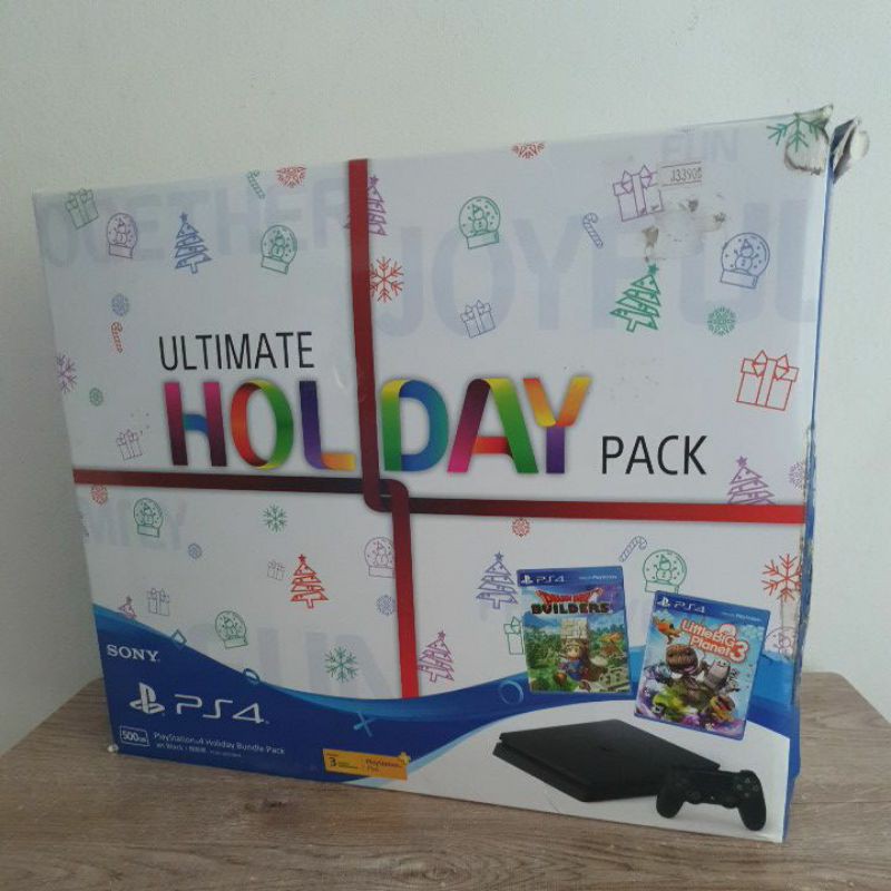 PS4 Ultimate Holiday Pack 500GB [Jet Black] มือสอง