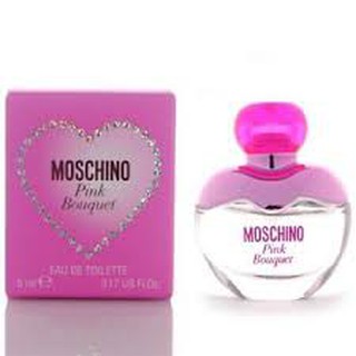 MOSCHINO Pink Bouquet Eau De Toilette 5ml แท้จร้า