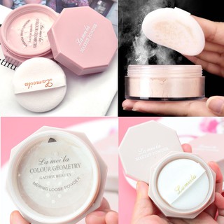 Lamela Refreshing Mineral Loose Powder คอนซีลเลอร์เนื้อบางเบา Naked Natural น้ำหนักเบาประณีตซ่อมผง