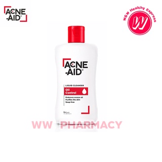 AcneAid Liquid Cleanser For Oily - Acne Aid Gentle Cleanser 100 ml - แอคเน่เอด เจลล้างหน้าสิว ผิวแพ้ง่าย