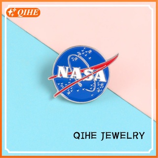 NASA Enamel Pin Astronaut  Space Lapel Pin for Leather Coat Hat Bag Decor Ornament