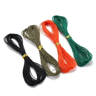 38สี เชือกเทียนไต้หวัน 1mm ยาว 10เมตร เชือกไม่ยืด เชือกถักสร้อยข้อมือ สร้อยคอ DIY