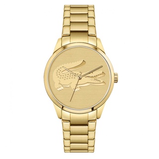 LACOSTE Ladycroc รุ่น LC2001175 นาฬิกาข้อมือผู้หญิง สายสแตนเลส สีทอง หน้าปัด 36 มม.