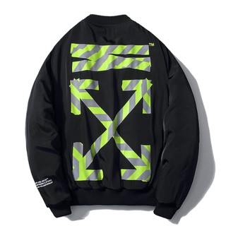 OFF WHITE Melbourne warning line arrow 3M reflective coat