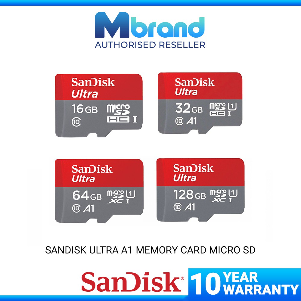 Sandisk Ultra A Memory Card Micro Sd Sdhc Micro Sd Sdxc Gb Gb Gb