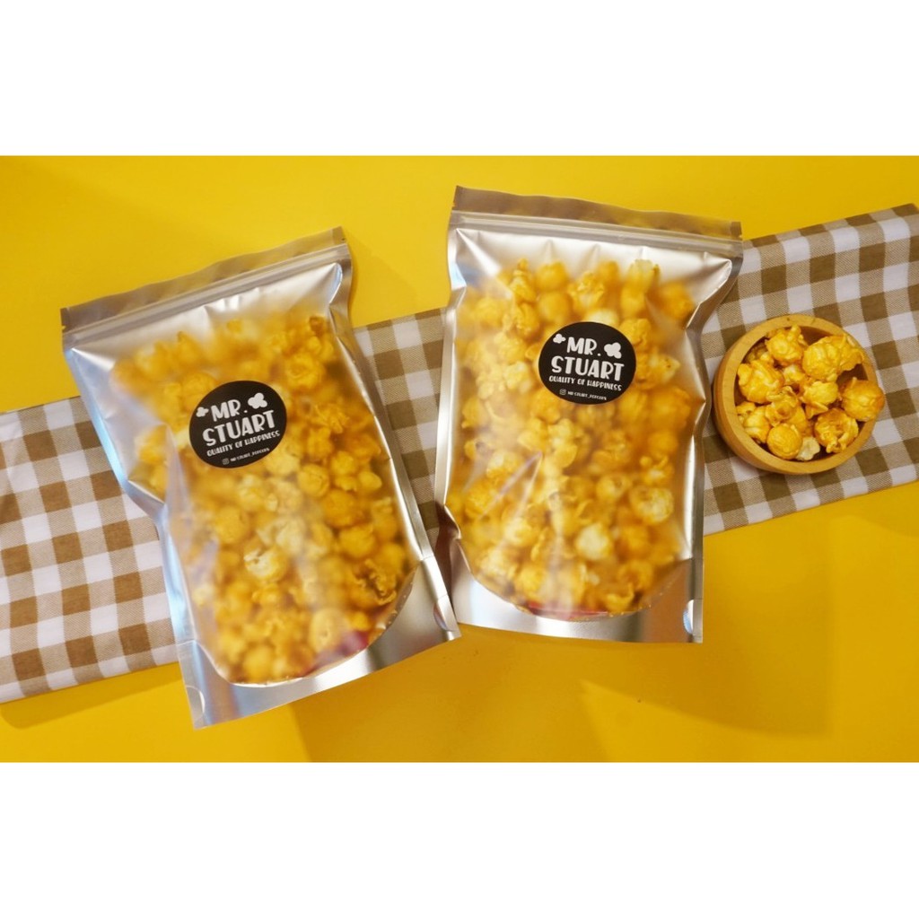 11.11  : พรีเมี่ยมป๊อบคอร์น รสชีส,รสซาวครีม มิสเตอร์สจ๊วต 90g ขายส่ง/ขายตามร้านกาแฟ