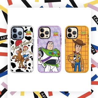 Casetify เคสโทรศัพท์ซิลิโคน TPU แบบนิ่ม ลาย Toy Story Buzz Lightyear Woody สําหรับ iPhone 7 8 Plus X XR XS Max 11 12 13 Pro Max