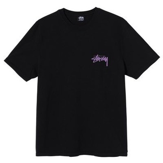 STUSSY ใหม่เสื้อยืดคอกลมแขนสั้นทรงหลวมสไตล์ฮิปฮอปแฟชั่นสําหรับผู้ชายผู้หญิง