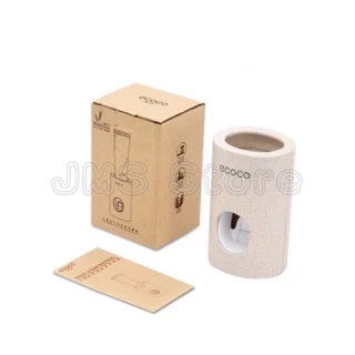 ecoco เครื่องบีบยาสีฟันอัตโนมัติ ติดตั้งง่าย ไม่เจาะผนัง วัสดุธรรมชาติ E1703