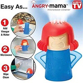 Angry Mama ที่ทำความสะอาดไมโครเวฟ ไมโครเวฟ ที่ล้างไมโครเวฟ ขจัดคราบไมโครเวฟ