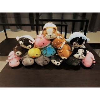 พวงกุญแจตุ๊กตาสัตว์นุ่มนิ่ม (Keychain) Stuffed Animal ขนาด 4" (นิ้ว)