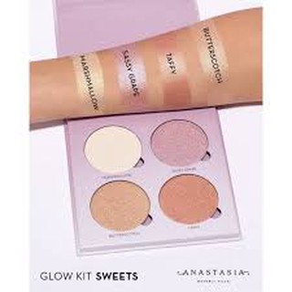 anastasia glow kit sweets ไฮไลท์เตอร์พาเลท อเนสตาเซีย โกลว์ คิท สวีทส์ ไฮไลท์