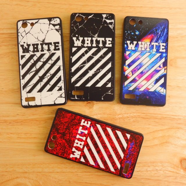 เคสลายเส้นนูน WHITE Mirror 5 lite 