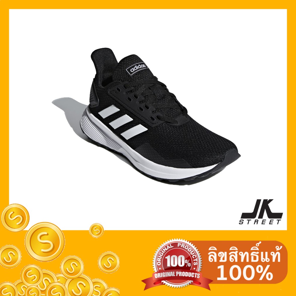 [SOLD OUT]รองเท้าวิ่ง adidas Duramo 9 K BB7061 ของแท้ ป้ายช็อปไทย รองเท้าผ้าใบ