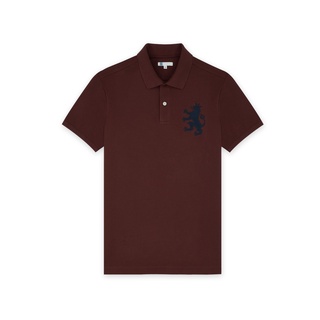 AIIZ (เอ ทู แซด) - เสื้อโปโลแขนสั้น ปักโลโก้สิงห์  Big Lion Polo Shirts