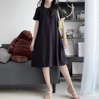 Topteen - Miley Basic Dress Oversized Polos