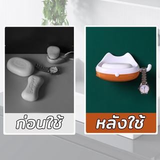 ที่วางสบู่ติดผนัง(รูปแมว) รับน้ำหนักได้เยอะ /1767