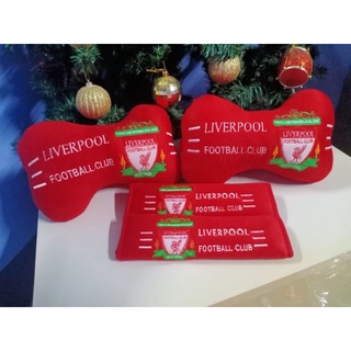 stหมอนรองคอ+ที่หุ้มเบลล์ในรถยนต์ลายลิเวอร์พูลLiverpool