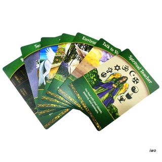 Iwo Life Purpose Oracle Cards การ์ดเกมกระดาน 44 การ์ดสําหรับครอบครัวงานปาร์ตี้