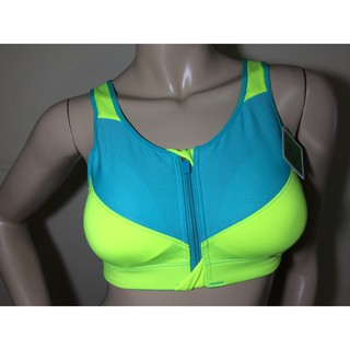 สปอร์ตบรา ซิปหน้า Dual Color Zipper Sports Bra