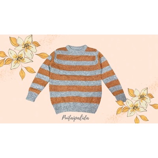 📌พร้อมส่ง📌 เสื้อกันหนาวเด็ก ไหมพรม สเวตเตอร์ ลายน่ารัก🧣