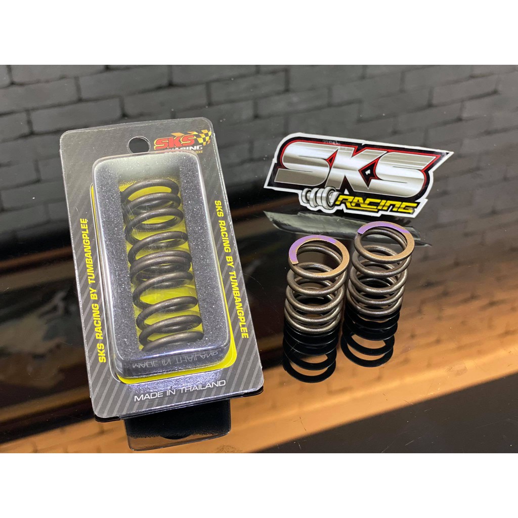 สปริงวาล์วแต่ง W110i / Dream SuperCup สำหรับลูก50-54 /สำหรับลูกใหญ่ 56/57/58/59 มีชัก /SKS RACING