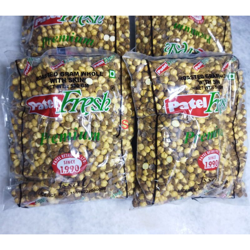 Roasted Chana With Skin (ถั่วลูกไก่แบบคั่ว) 500g.