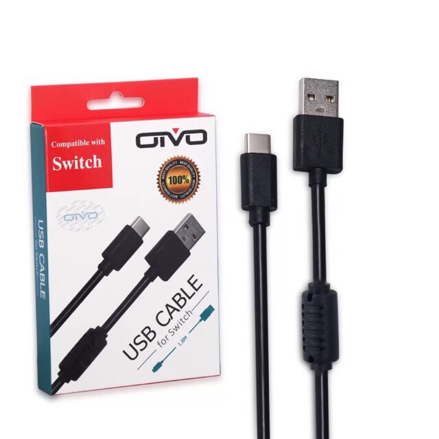 OIVO สายชาร์จ USB Nintendo Switch (USB Cable for Nintendo Switch)(สาย USB Switch)(OIVO Nintendo Switch USB Type-C Cable)