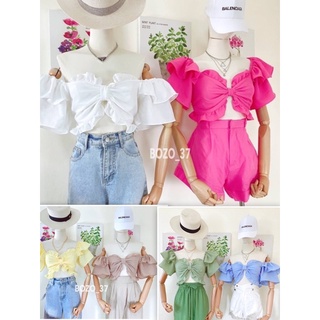 เสื้อคอบรุ่นใหม่ sexy top สีสวยหวานน่ารัก แบบคือดีมากค่า