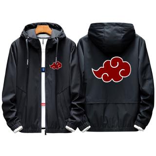 เสื้อแจ็กเก็ตคอสเพลย์ นารูโตะ Uchiha Itachi 3D มีซิป มีฮู้ด Akatsuki A9001