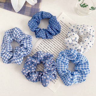 Simple Blue Hair Tie Fashion Hair Accessories