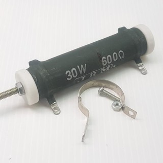 ตัวต้านทานแบบปรับค่าได้ 30W 0-600 โอห์ม Dummy Load 30W 0-600RJ