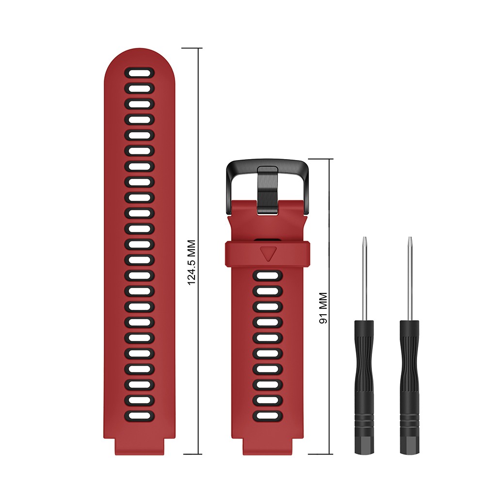 สายนาฬิกาข้อมือซิลิโคน สำหรับ Garmin Forerunner 735 XT 230 / 235 / 220 / 620