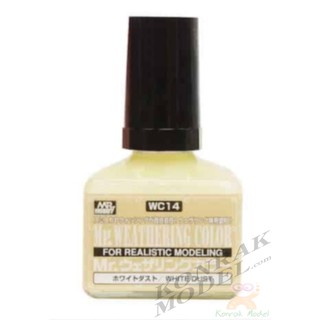 สีฝุ่นขาว WC14 Mr.WEATHERING WHITE DUST 40ML