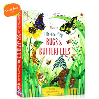 *ส่งทุกวัน* บอร์ดบุ๊คเล่มใหญ่ Usborne Lift-the-Flap - Bugs Butterflies  หนังสือเด็กเล็ก เปิดปิดได้