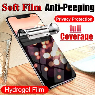 ฟิล์มไฮโดรเจลติดมือถือ กันรอย สำหรับ ความเป็นส่วนตัว  Privacy Hydrogel Film For Huawei Mate 30 20 Pro Mate30 Mate20 Pro honor 30Pro 30 Pro V30 30S Privacy Screen Protector Anti-Peep Soft Film