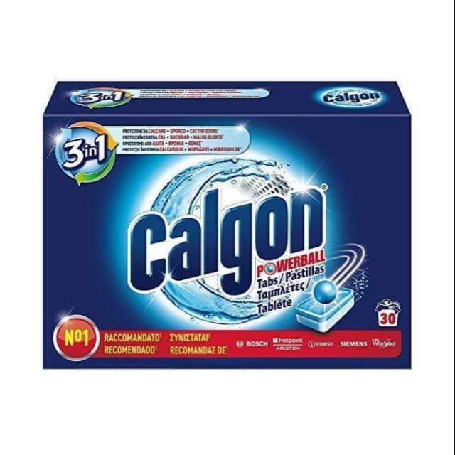 เม็ดล้างทำความสะอาดเครื่องซักผ้า Calgon 3 in 1 จากอังกฤษ แบ่งขายเป็นชิ้น ไม่ใช่ทั้งกล่องค่ะ