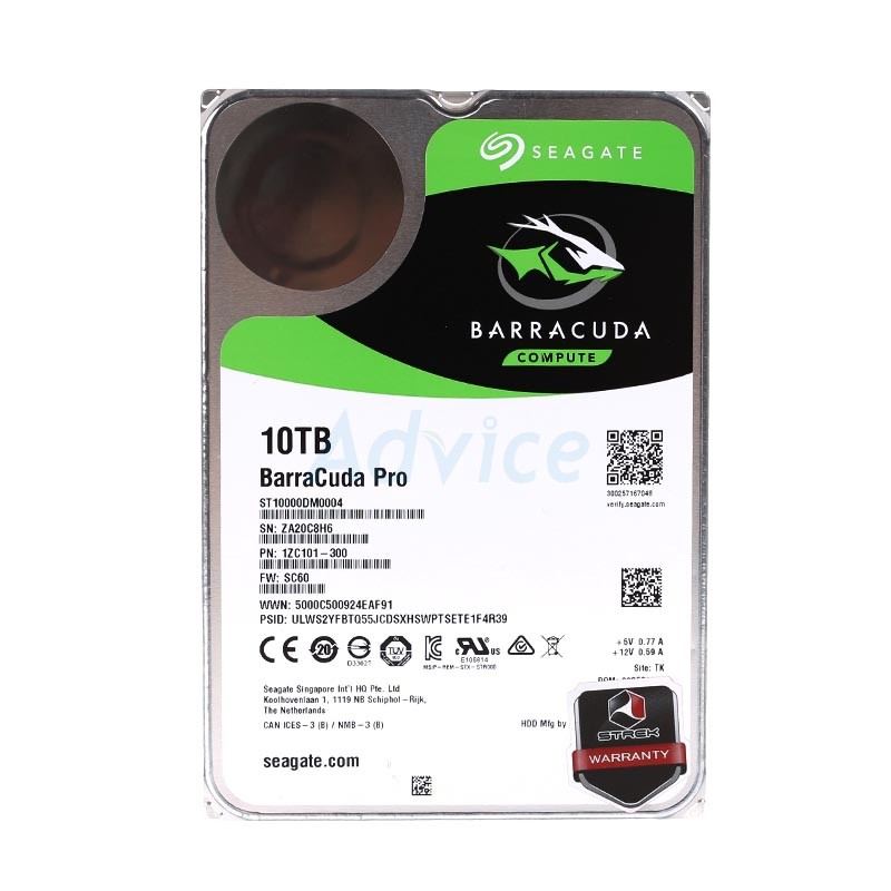 10 TB SATA-III Seagate BARRACUDA PRO (256MB.,7200RPM,ST10000DM0004)