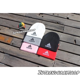 หมวกไหมพรม adidas อาดิดาส 5สี ใส่หน้าหนาว คุณภาพดี ราคาถูก มีบริการเก็บเงินปลายทาง Knitted Winter Hat Beanies Fashion