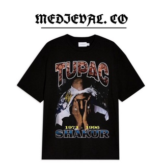 เสื้อยืดคอกลมเสื้อยืด ลาย Tupac Rap AMARU SHAKUR ALL EYEZ ON ME สีดํา สําหรับผู้ชาย ผู้หญิง 2 แพ็กS-5XL