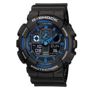 ของแท้100%[Casio] G-SHOCK 3D นาฬิกาผู้ชาย นาฬิกาข้อมือยอดฮิต (GA-100-1A2)