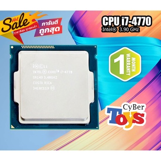 โปรโมชั่น cpu สำหรับใส่เครื่อง pc ทั่วไป โปรเซสเซอร์ Intel® Core™ i7-4770 (แคช 8M, สูงสุด 3.90 GHz) cpu มือสอง มีประกัน