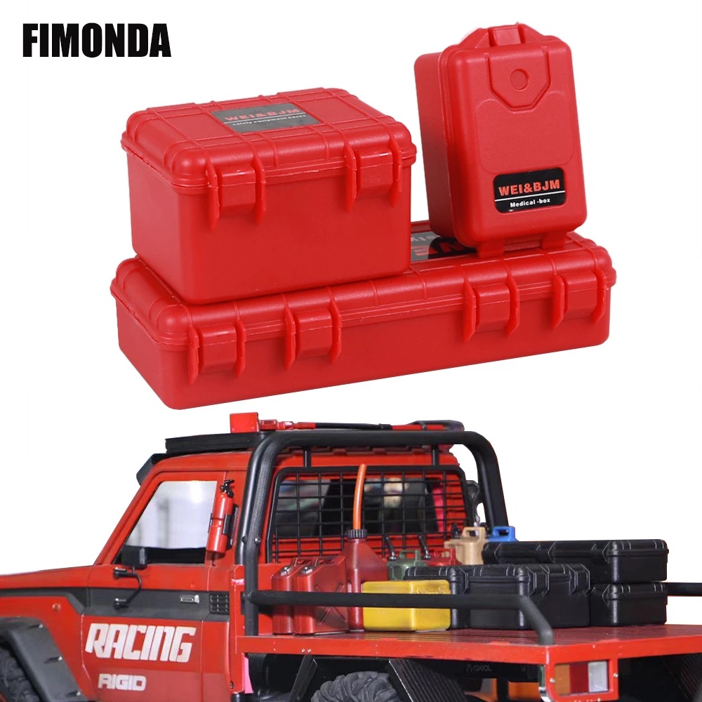 กล่องเก็บของ สเกล 1/10 สําหรับรถบังคับ Axial SCX10 Traxxas TRX-4 TRX-6 MST Recat 3 ชิ้น