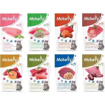 [ยกโหล] McKelly สูตรเกรวี่ อาหารเปียกแมว ขนาด 70g.