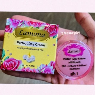 Lamona ครีมไข่มุก เดย์ครีม แบบกระปุกเดี่ยว ครีมลาโมน่าเช้า1