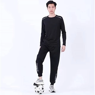 FASH88DDAY ลด15% AP กางเกงกีฬาขายาว ผ้ายืด ขาปล่อยมีจั๊มขา เนื้อผ้าดี ใส่สบาย