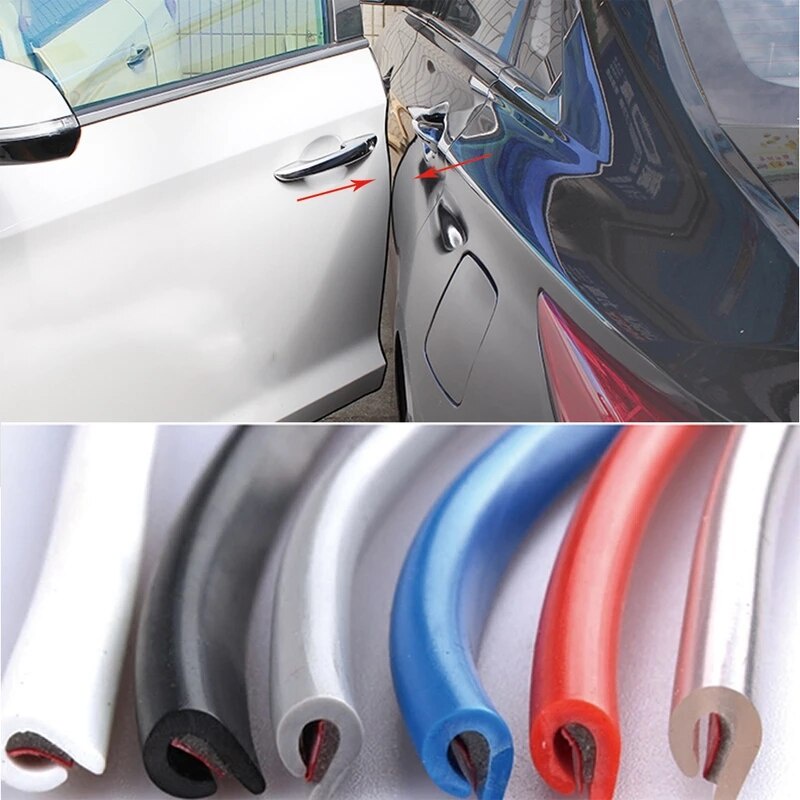 แถบยาง 5''10''เมตร ยางกันรอยขีดข่วนขอบประตูรถ เหมาะสำหรับรถยนต์ส่วนใหญ่